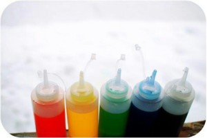 foodcoloringsnowpaint